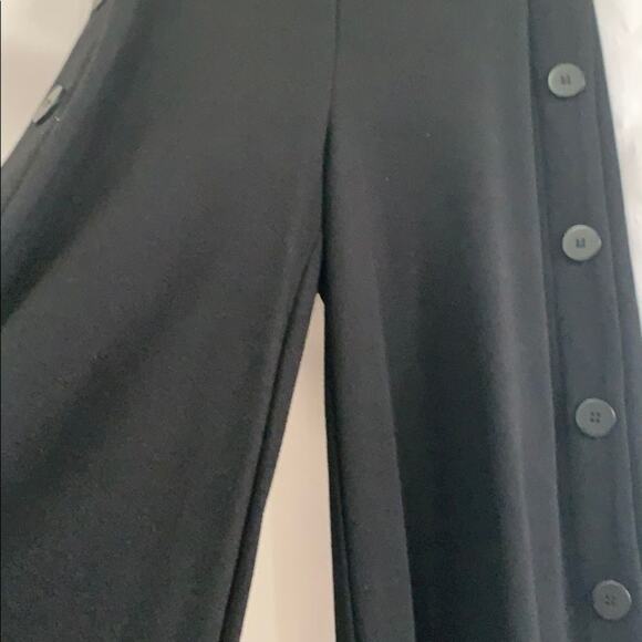 BAILEY 44 CROPPED WIDE LEG BLACK PANTS SIZE S - Picture 2 of 8